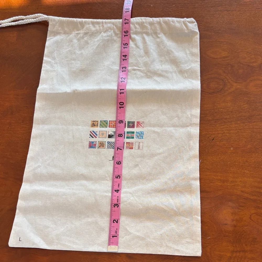 Italian Palio Horse Race Banners Cotton Dust Bag‎ with Drawstring Closure